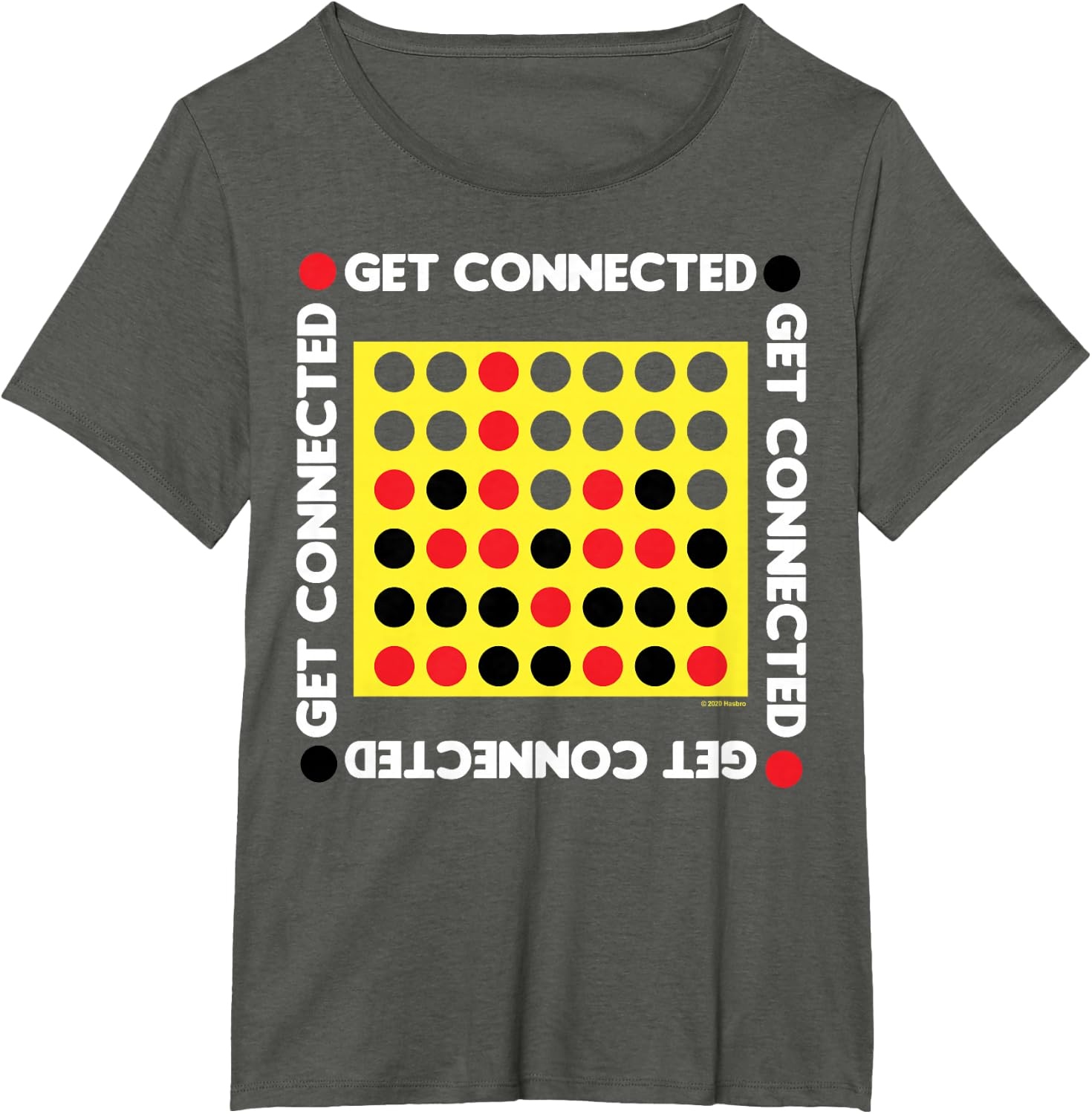 image:imageConnect Four Game Box Up TShirtAsphalt Grey