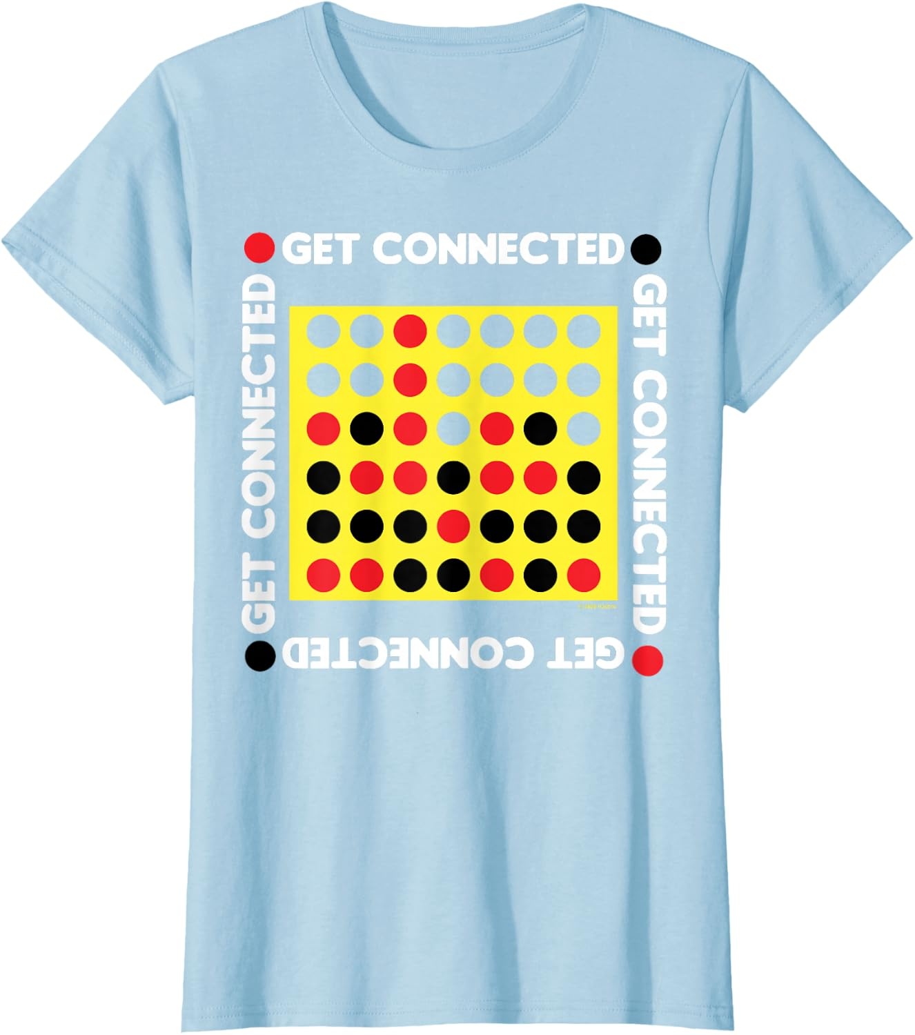 image:imageConnect Four Game Box Up TShirtBaby Blue