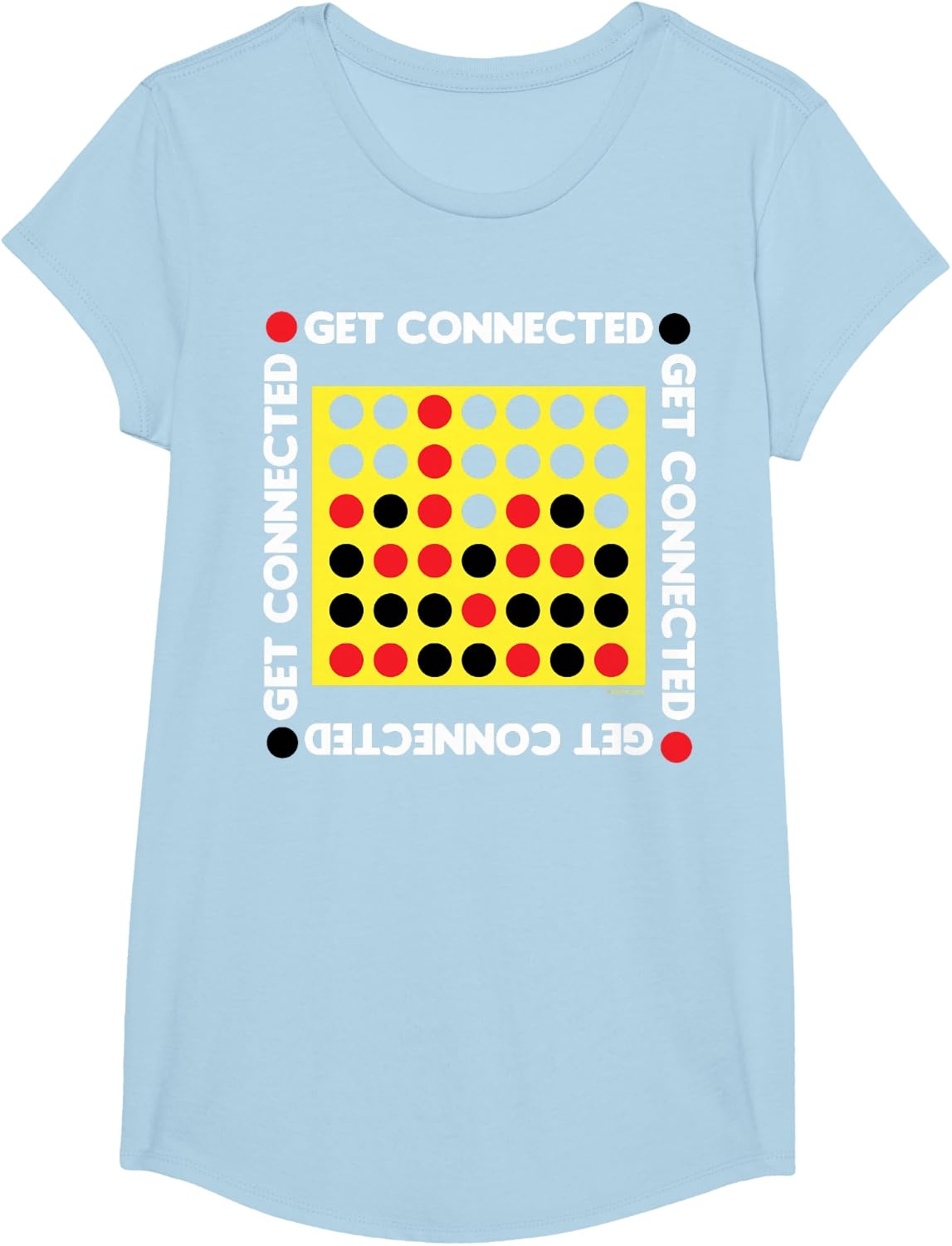 image:imageConnect Four Game Box Up TShirtBaby Blue