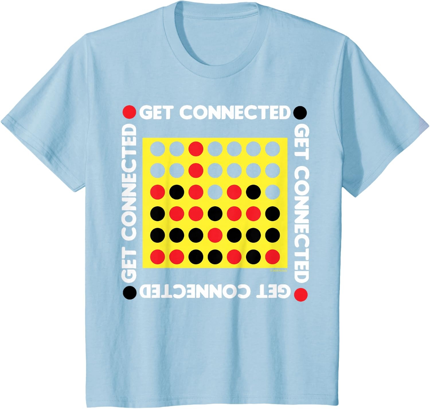 image:imageConnect Four Game Box Up TShirtBaby Blue