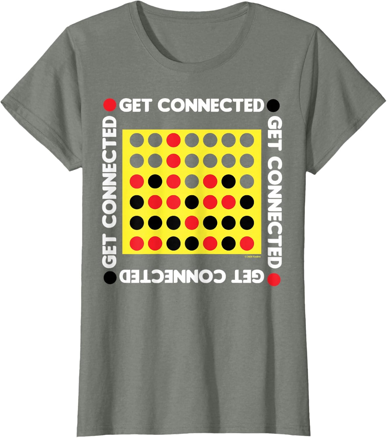 image:imageConnect Four Game Box Up TShirtOlive Heather