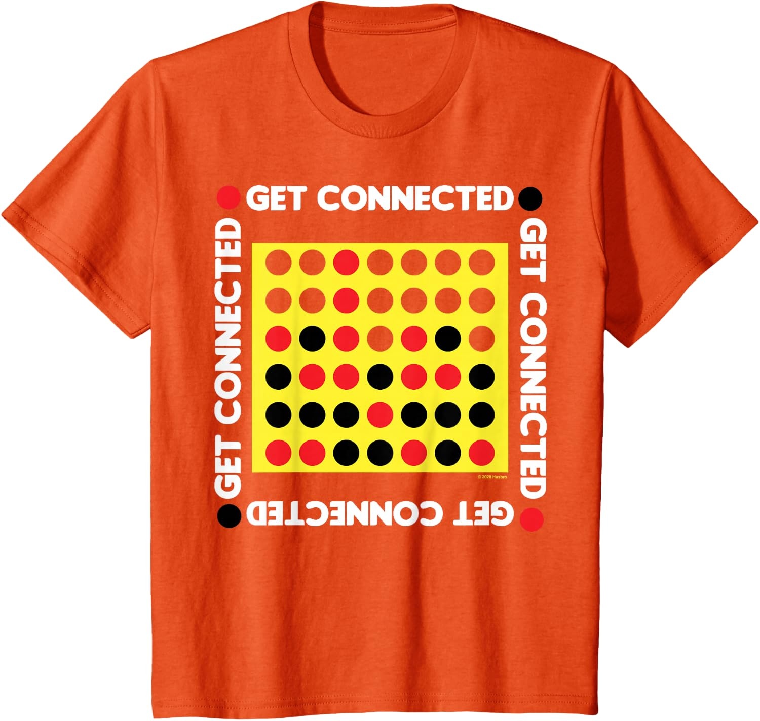 image:imageConnect Four Game Box Up TShirtOrange