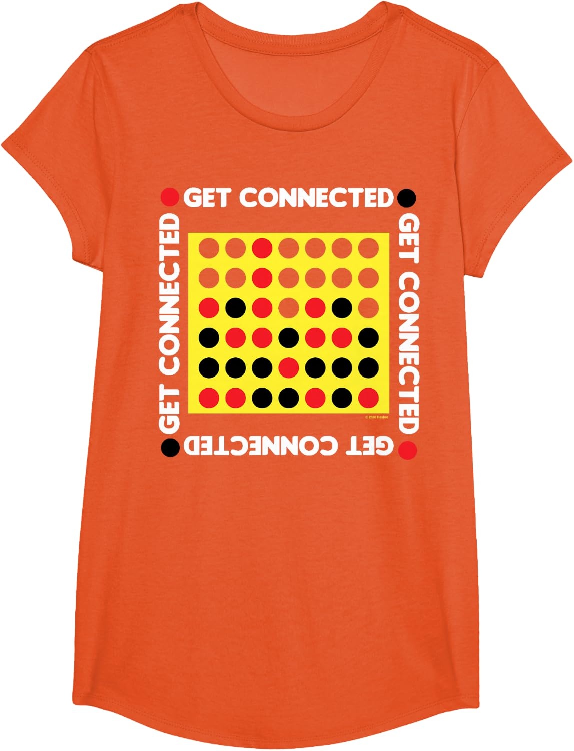 image:imageConnect Four Game Box Up TShirtOrange