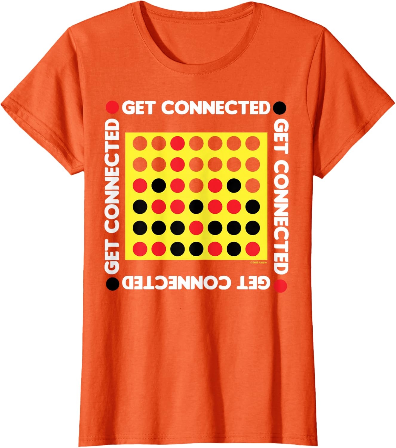 image:imageConnect Four Game Box Up TShirtOrange