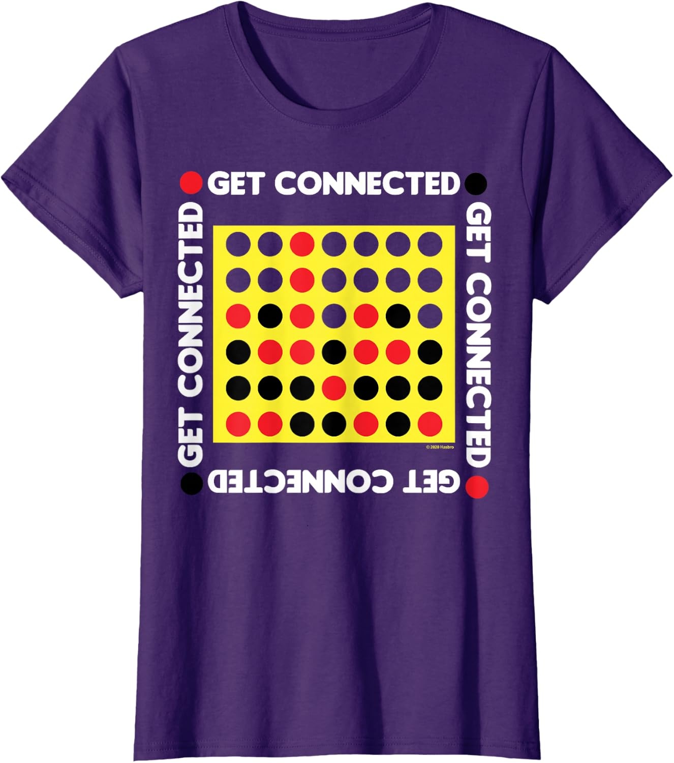 image:imageConnect Four Game Box Up TShirtPurple