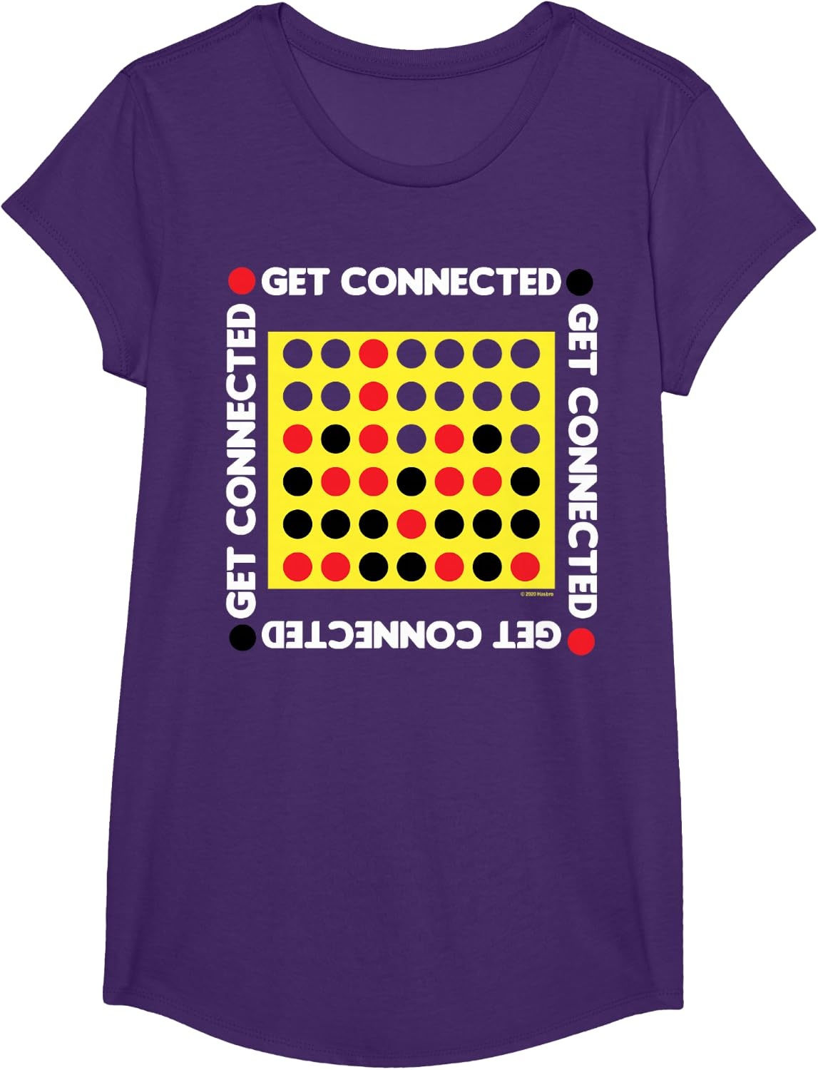 image:imageConnect Four Game Box Up TShirtPurple