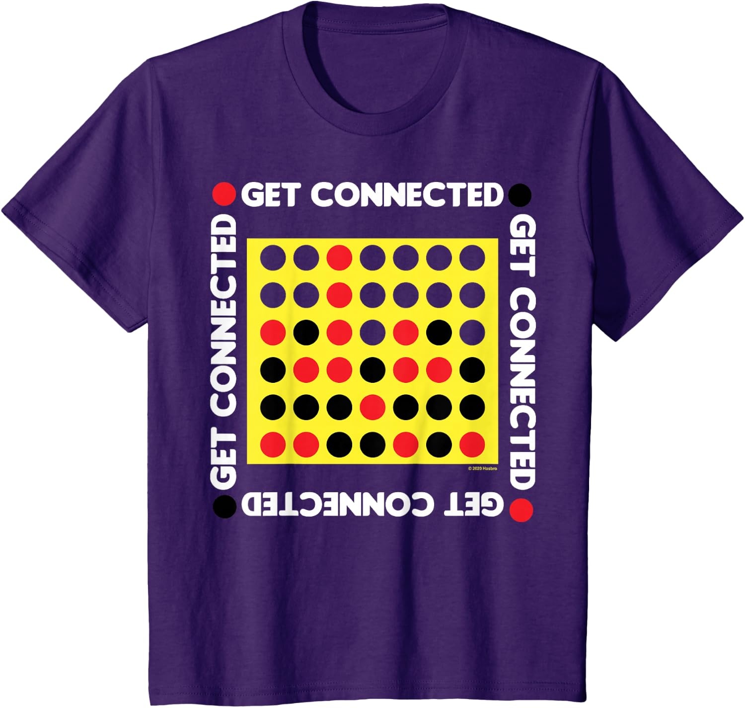 image:imageConnect Four Game Box Up TShirtPurple