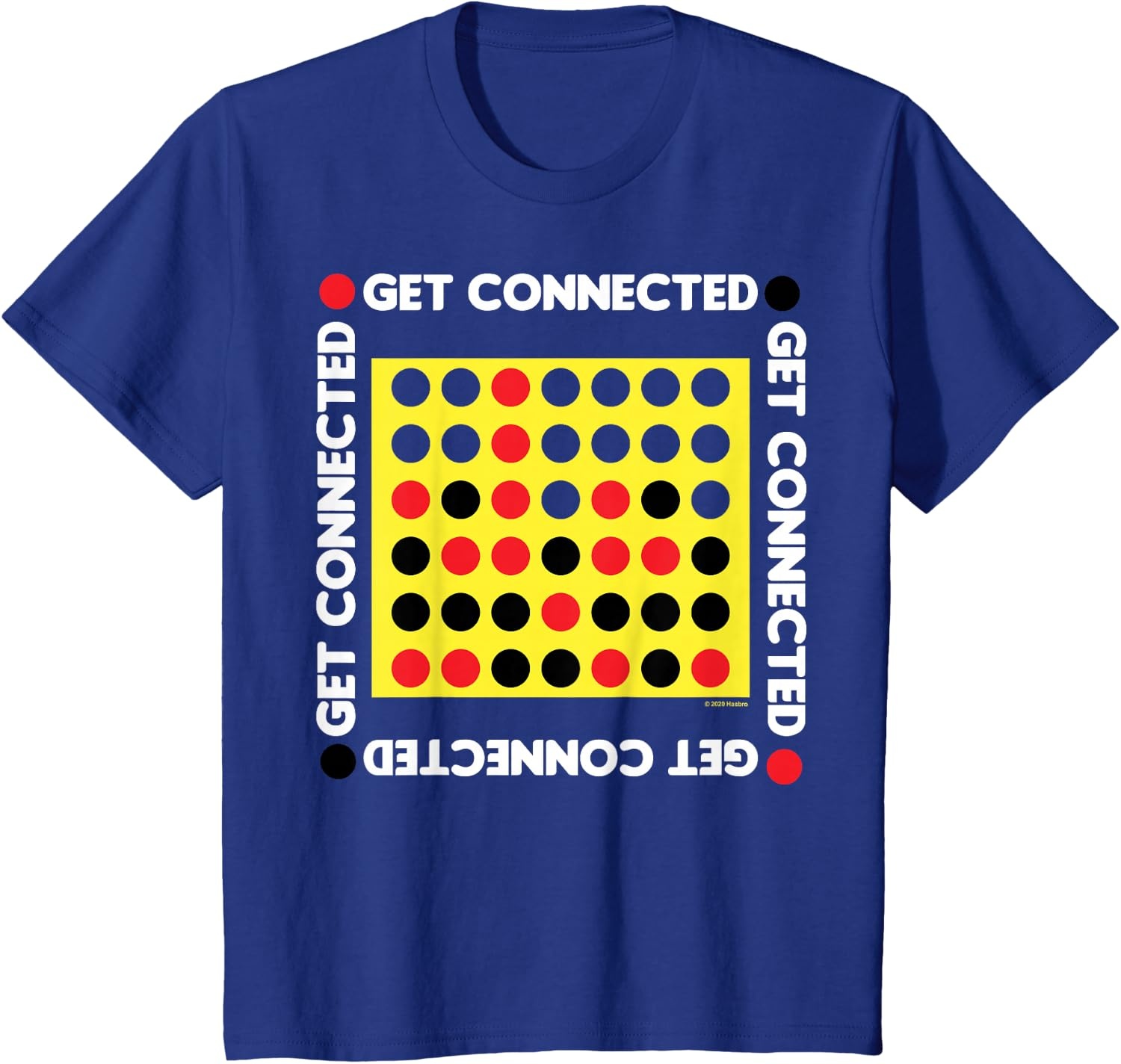 image:imageConnect Four Game Box Up TShirtRoyal Blue