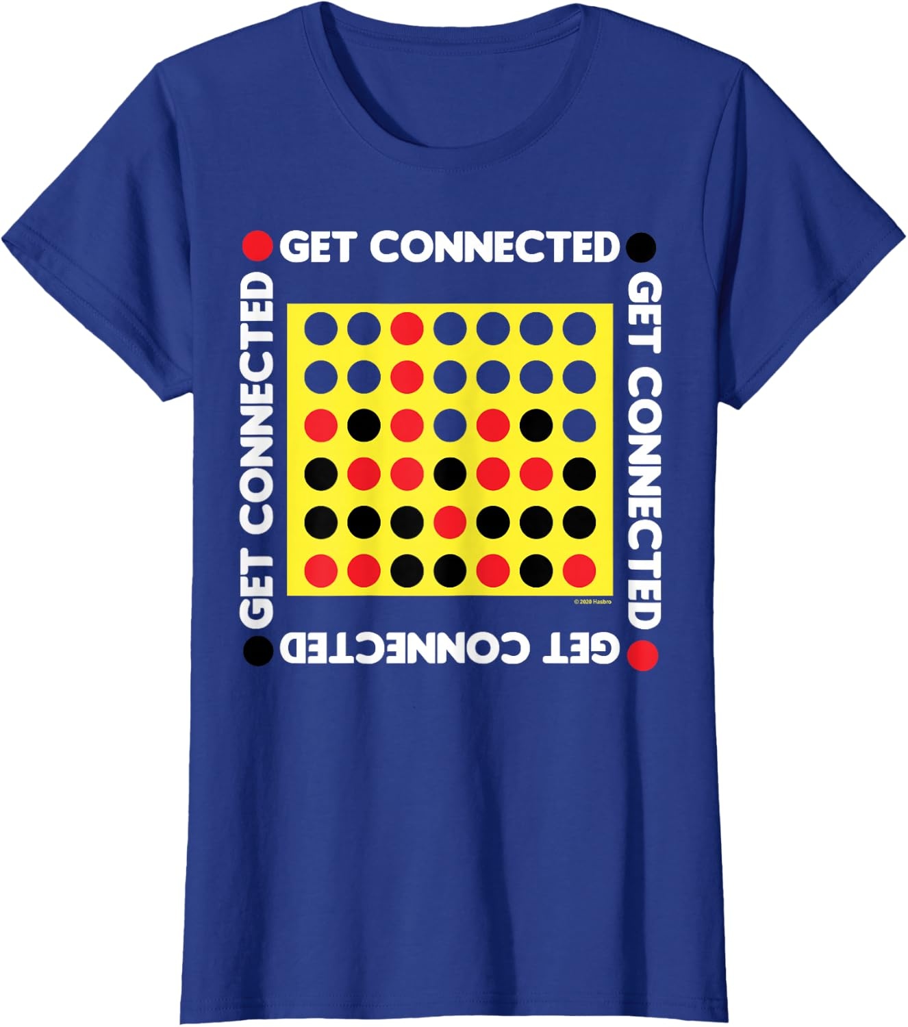 image:imageConnect Four Game Box Up TShirtRoyal Blue