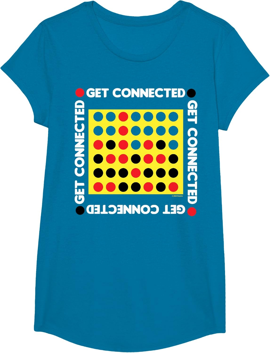 image:imageConnect Four Game Box Up TShirtSapphire Blue