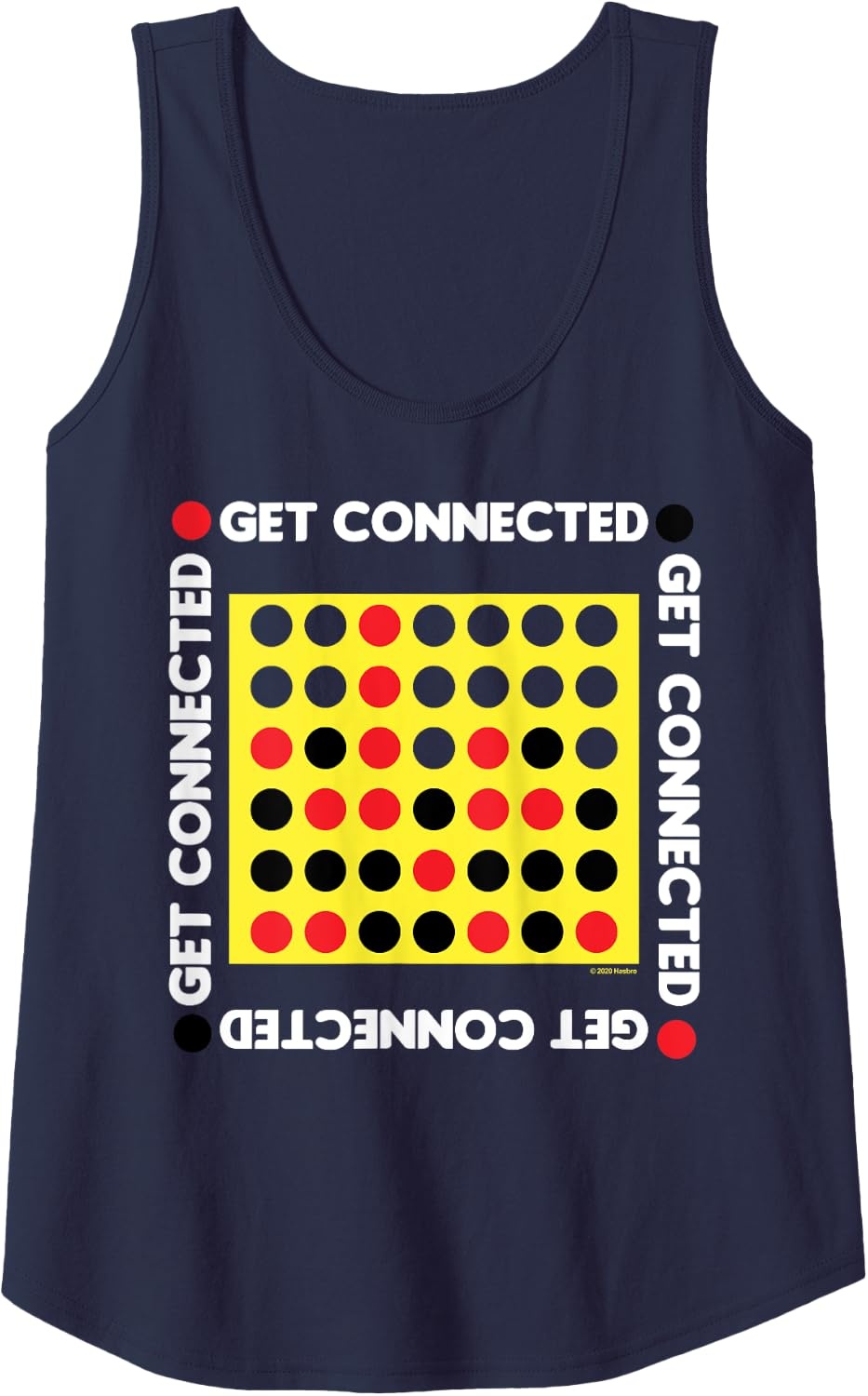 image:imageConnect Four Game Box Up Tank TopNavy Blue