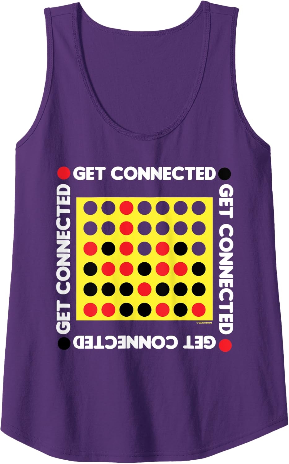 image:imageConnect Four Game Box Up Tank TopPurple