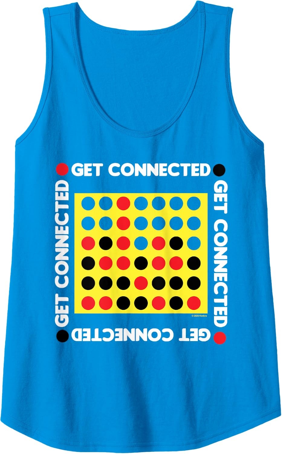 image:imageConnect Four Game Box Up Tank TopSapphire Blue