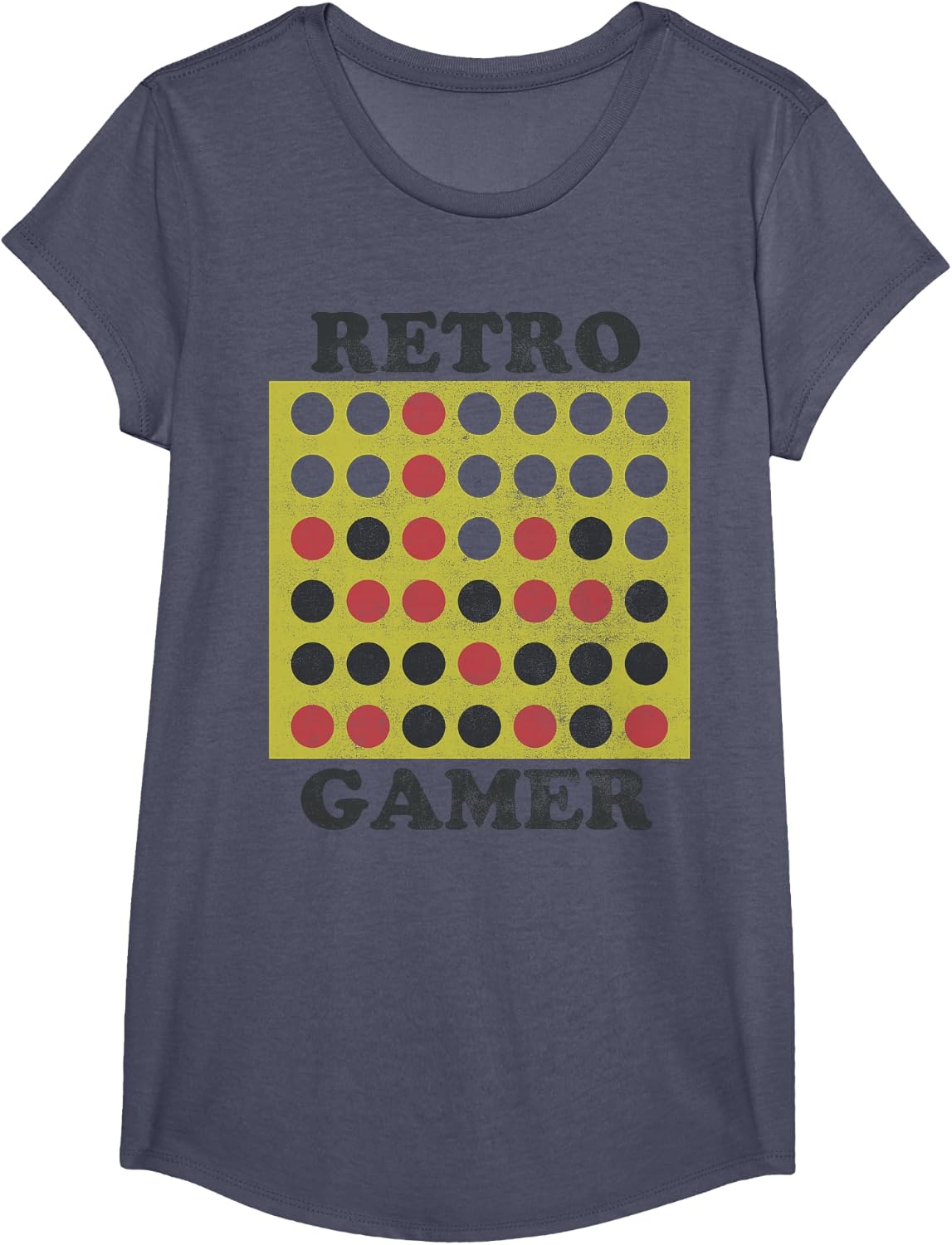 image:imageConnect Four Retro Gamer Board TShirtHeather Blue