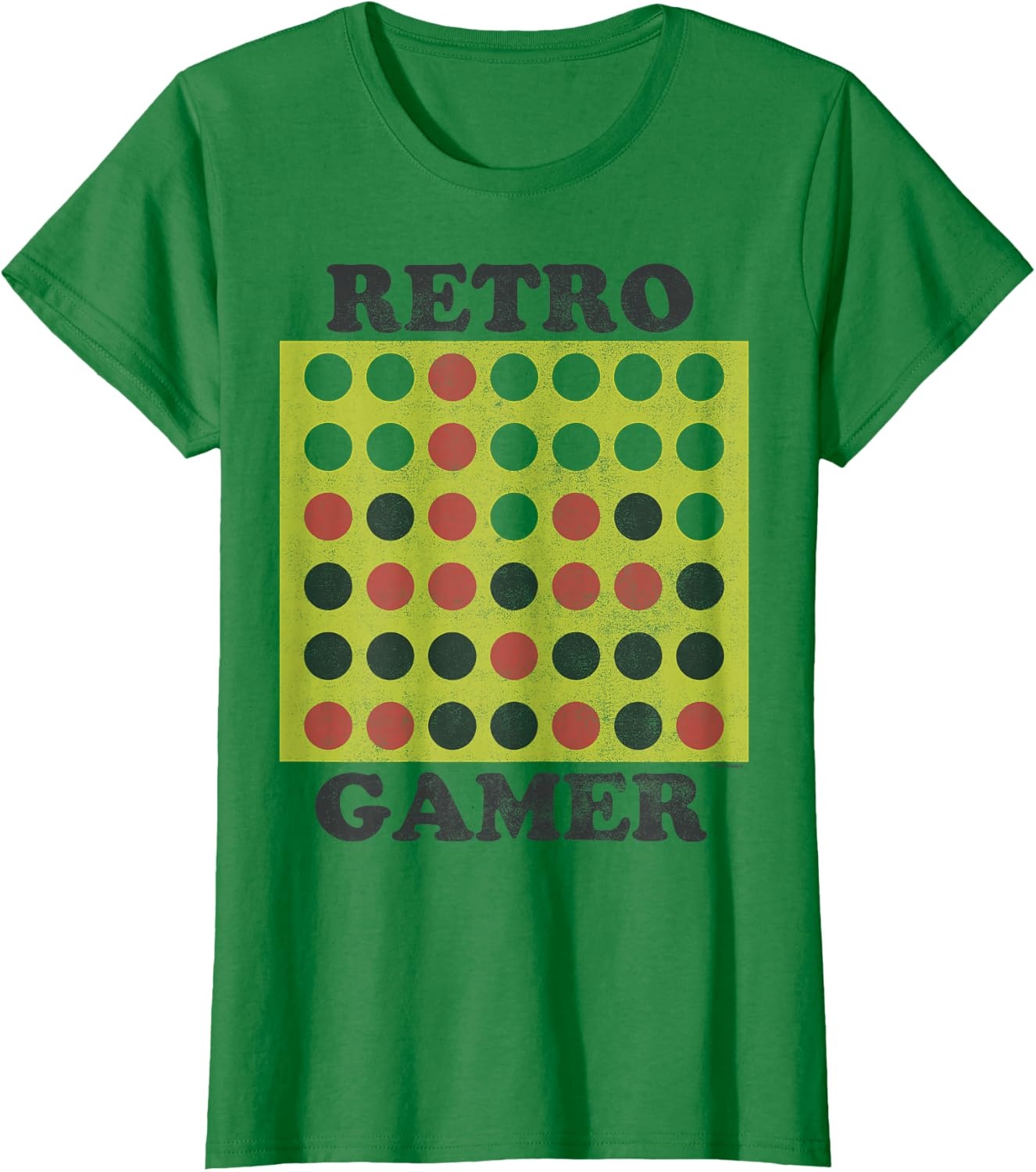 image:imageConnect Four Retro Gamer Board TShirtKelly Green