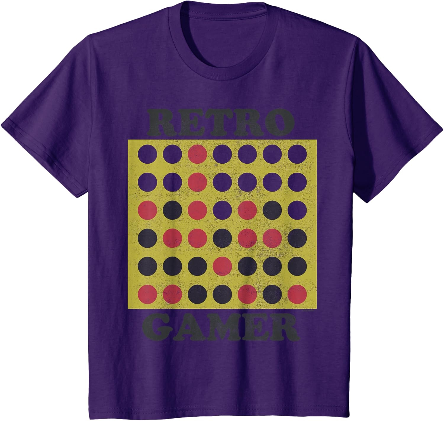 image:imageConnect Four Retro Gamer Board TShirtPurple
