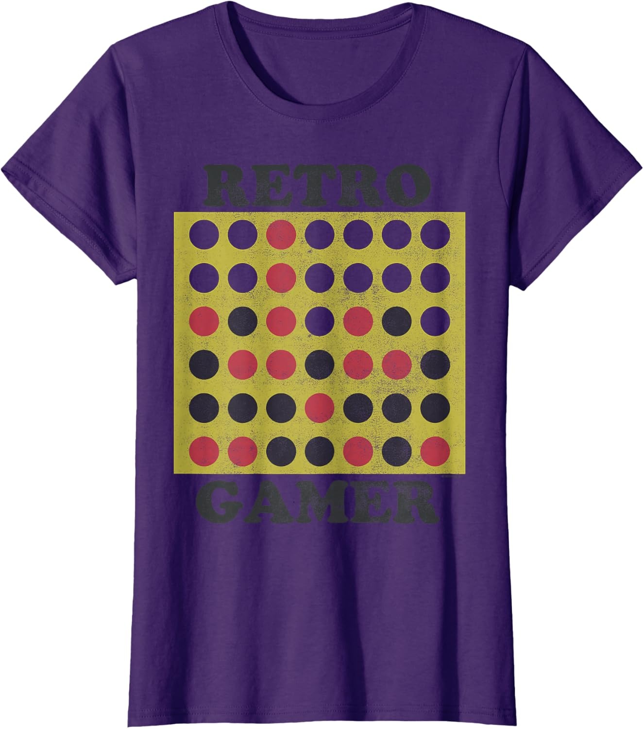 image:imageConnect Four Retro Gamer Board TShirtPurple