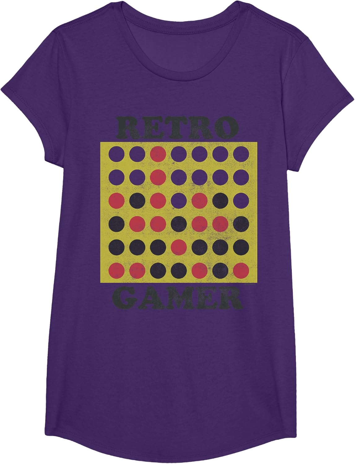 image:imageConnect Four Retro Gamer Board TShirtPurple