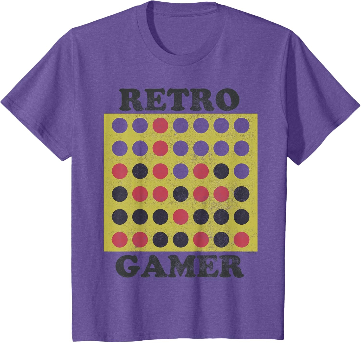 image:imageConnect Four Retro Gamer Board TShirtPurple Heather