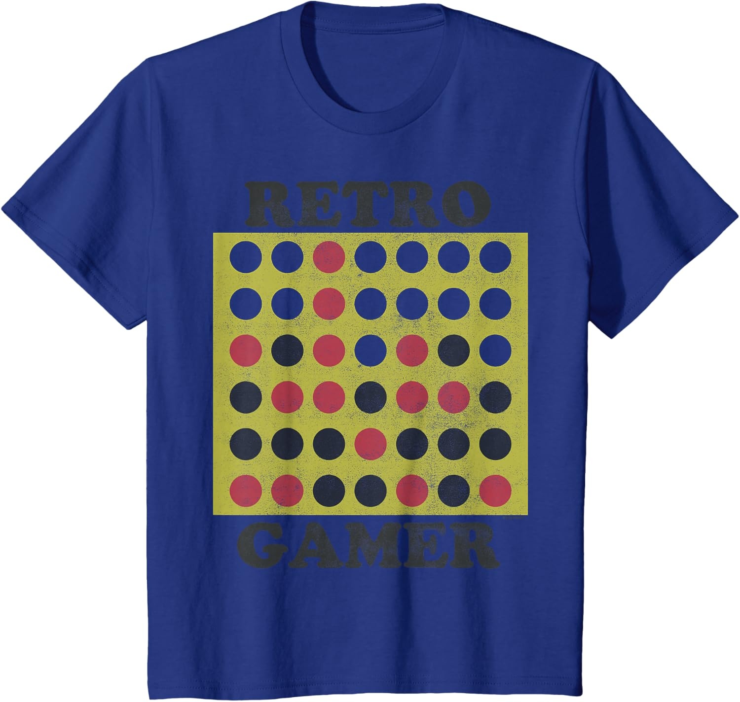 image:imageConnect Four Retro Gamer Board TShirtRoyal Blue