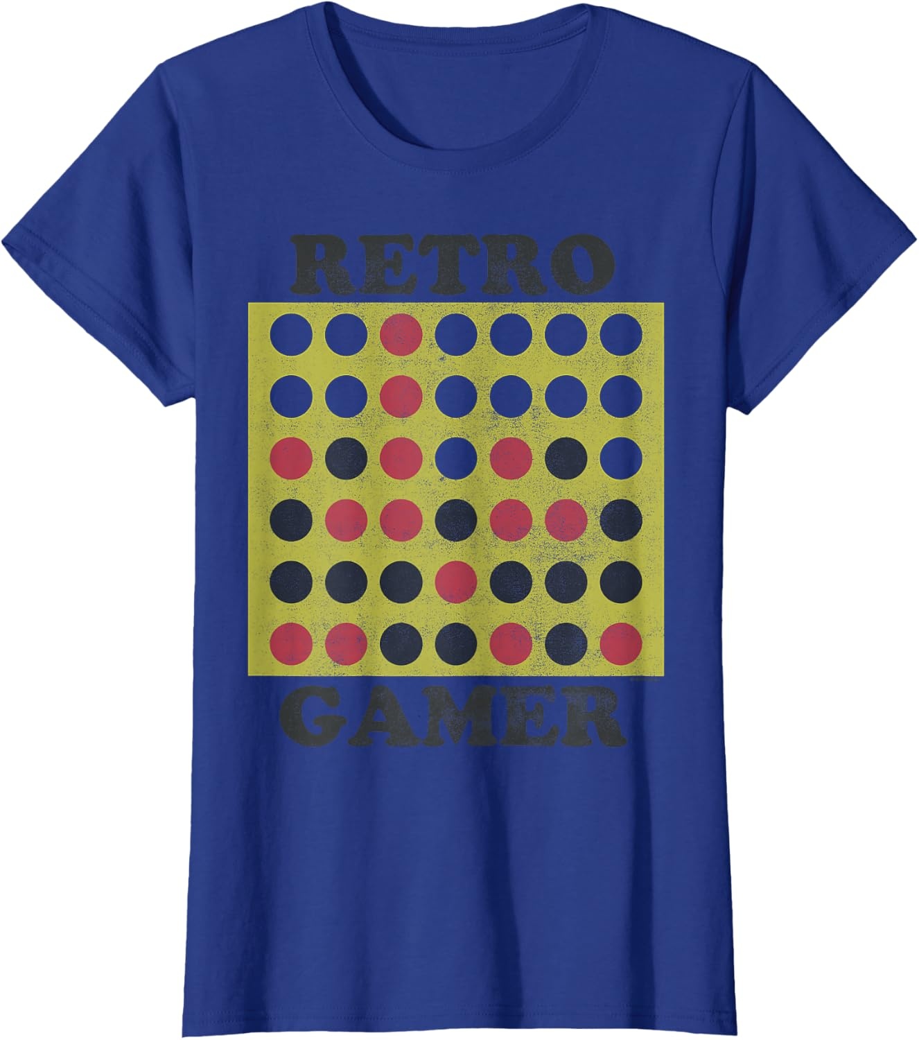 image:imageConnect Four Retro Gamer Board TShirtRoyal Blue