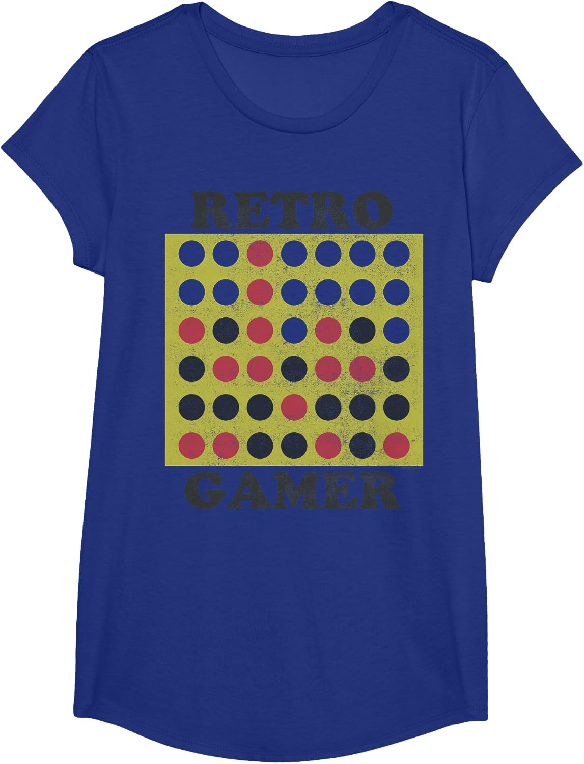 image:imageConnect Four Retro Gamer Board TShirtRoyal Blue