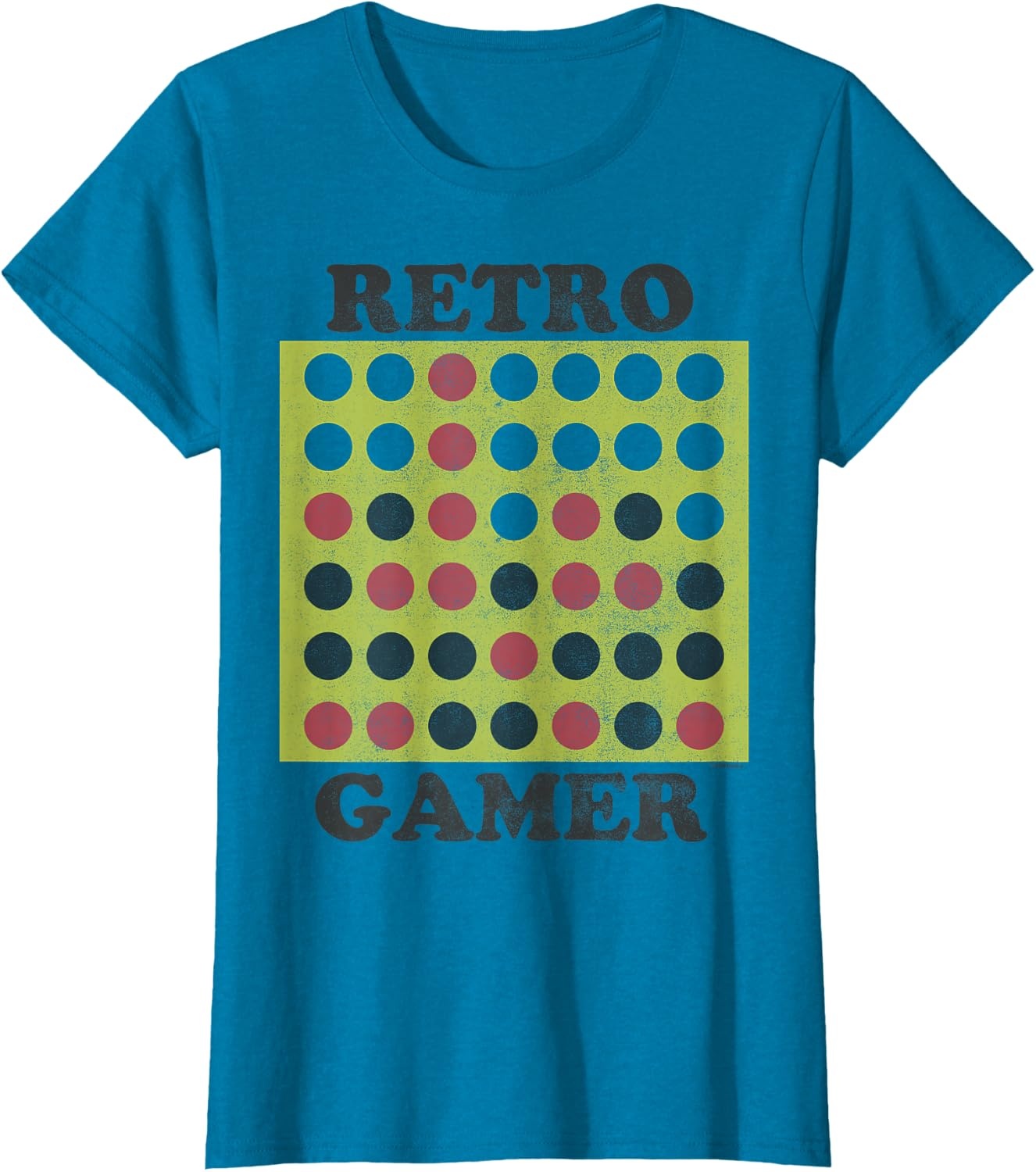 image:imageConnect Four Retro Gamer Board TShirtSapphire Blue