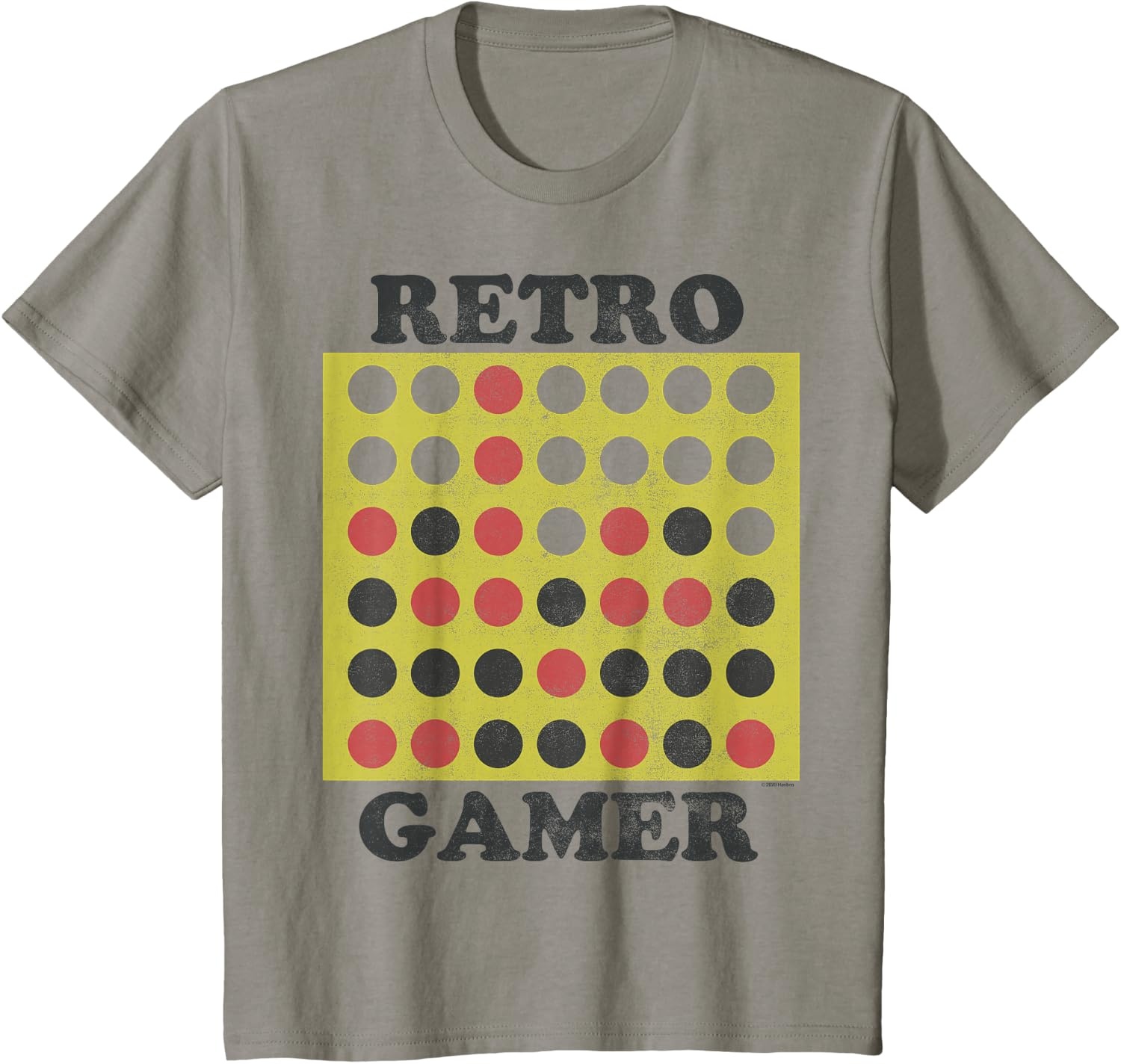 image:imageConnect Four Retro Gamer Board TShirtSlate Grey