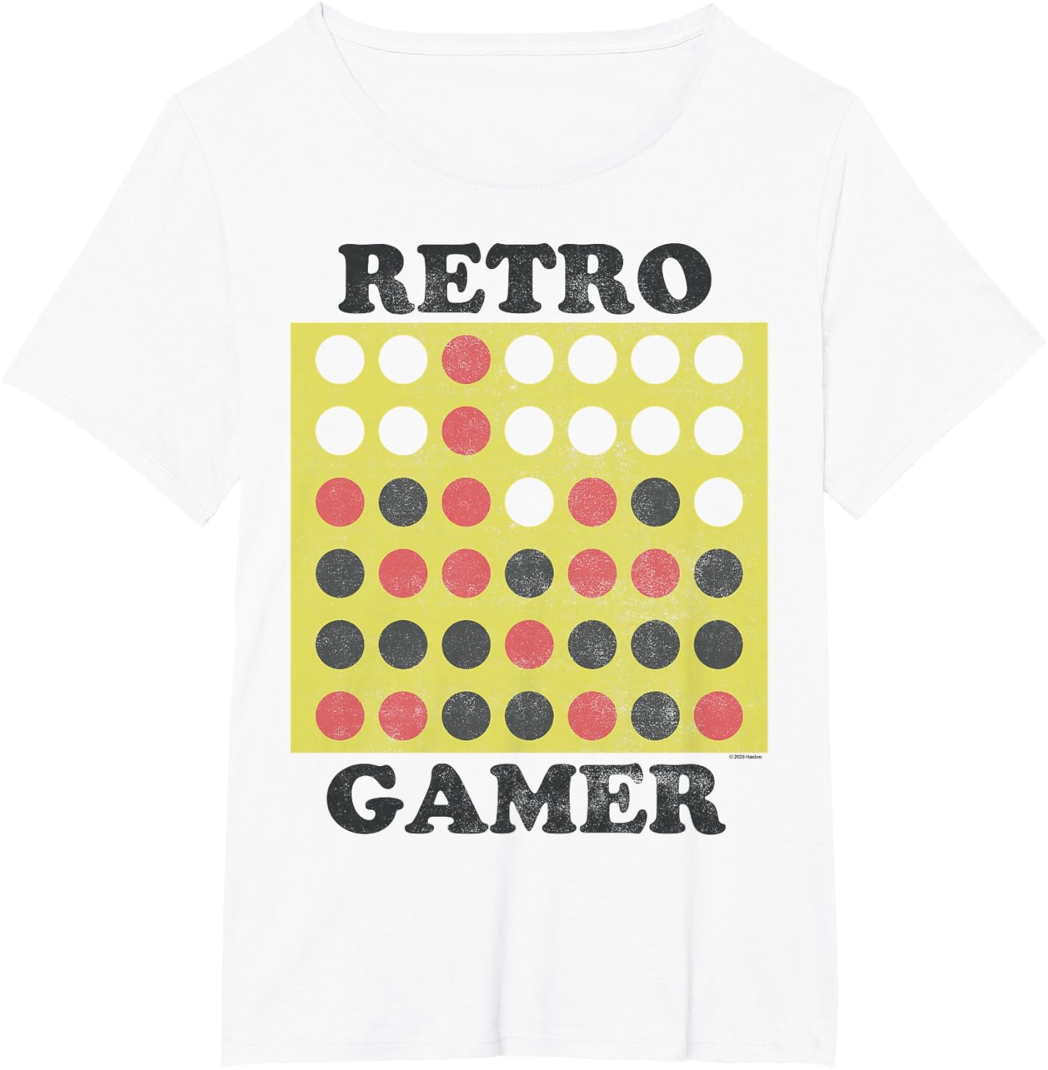 image:imageConnect Four Retro Gamer Board TShirtWhite