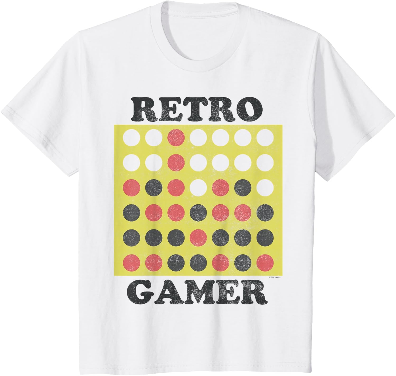 image:imageConnect Four Retro Gamer Board TShirtWhite