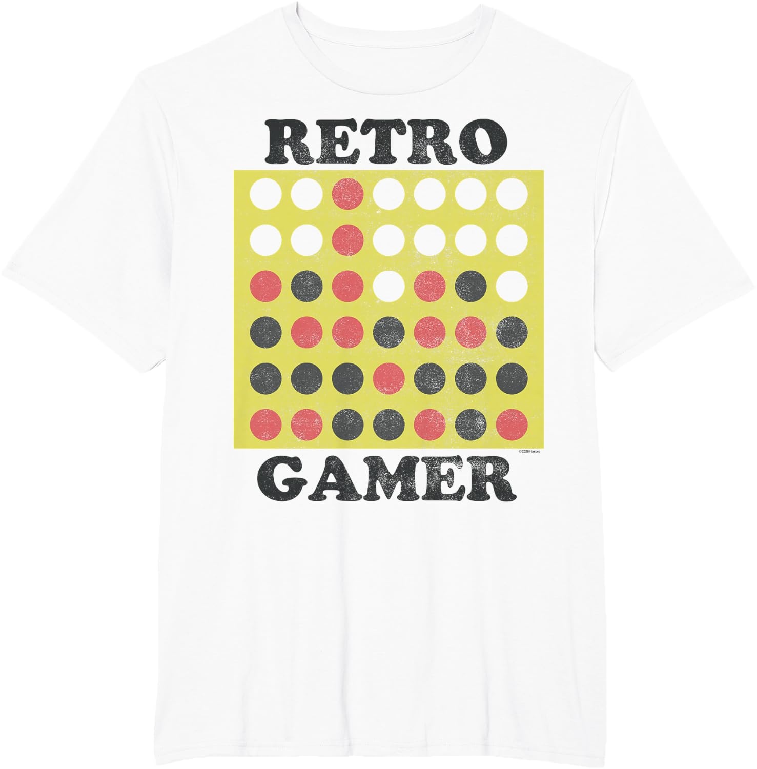 image:imageConnect Four Retro Gamer Board TShirtWhite
