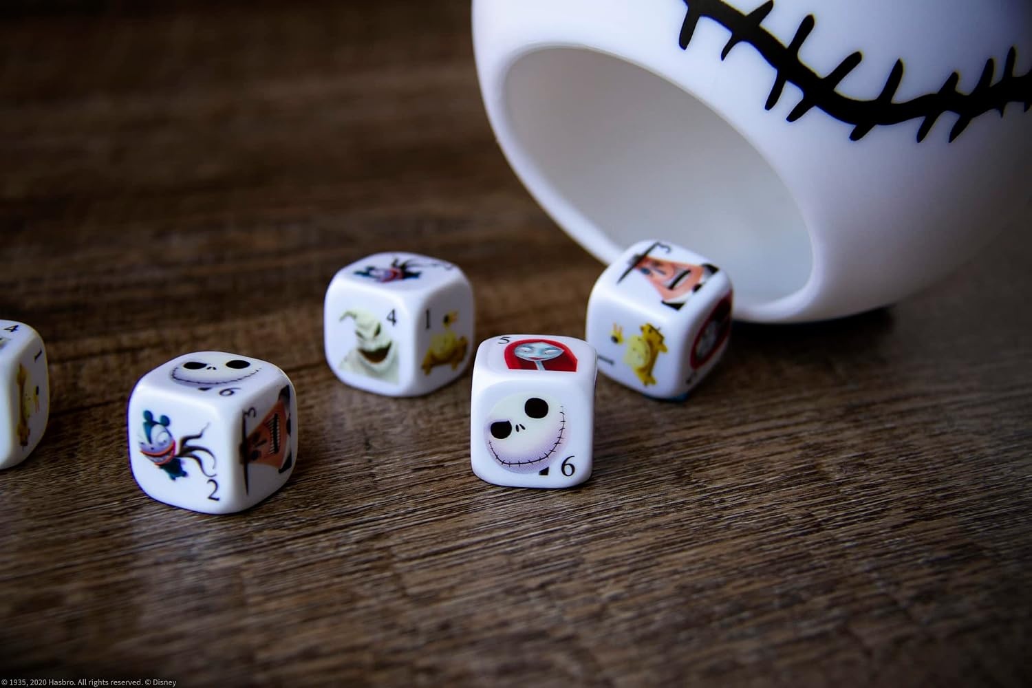 image:imageDisney Yahtzee The Nightmare Before Christmas Dice Game Collectible Jack Skellington Toy Family Dice Game amp Travel Games