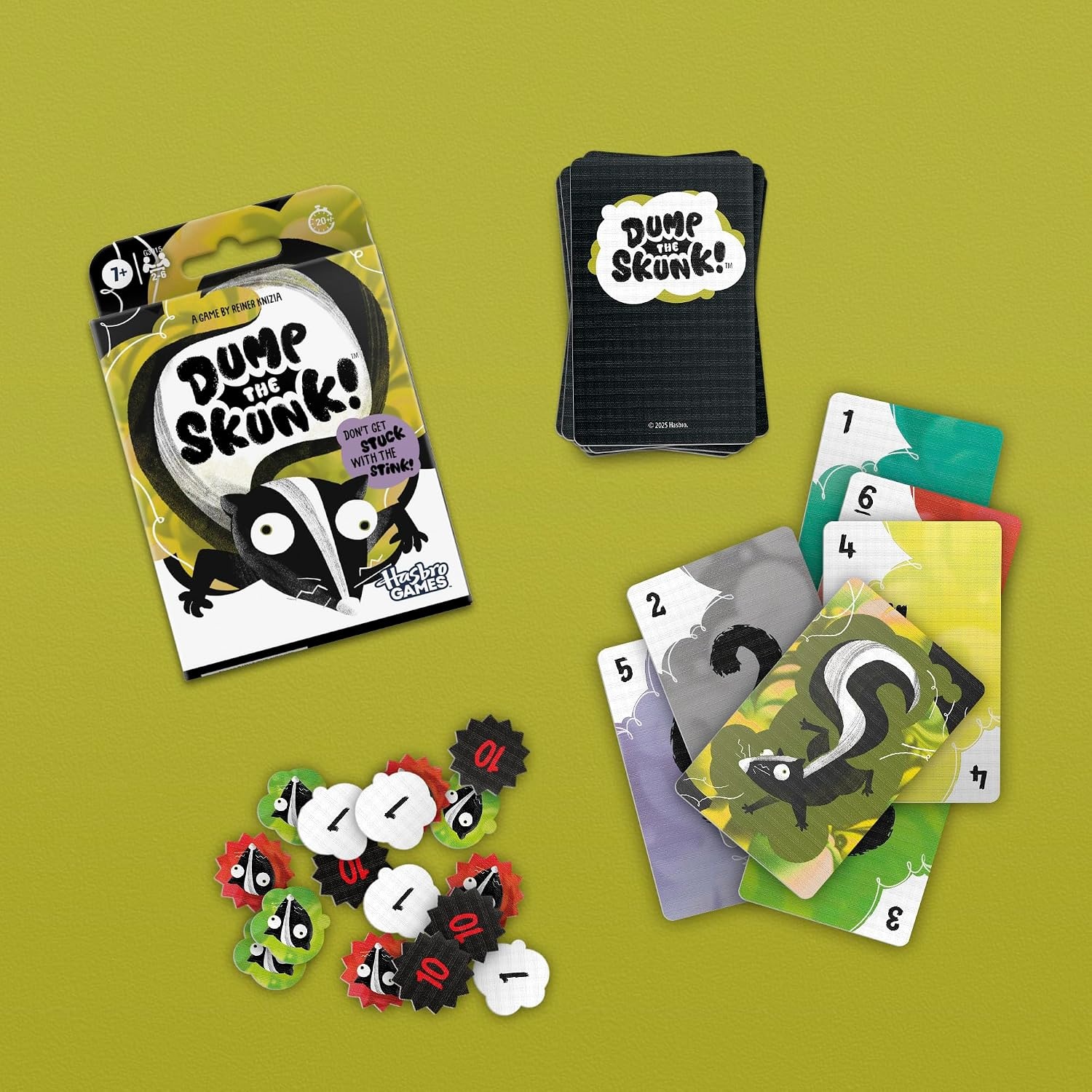 image:imageDump The Skunk Game Family Card Game by Reiner Knizia Ages 7 and Up 26 Players 20 Mins Easy to Learn Games for Kids Teens and Adults