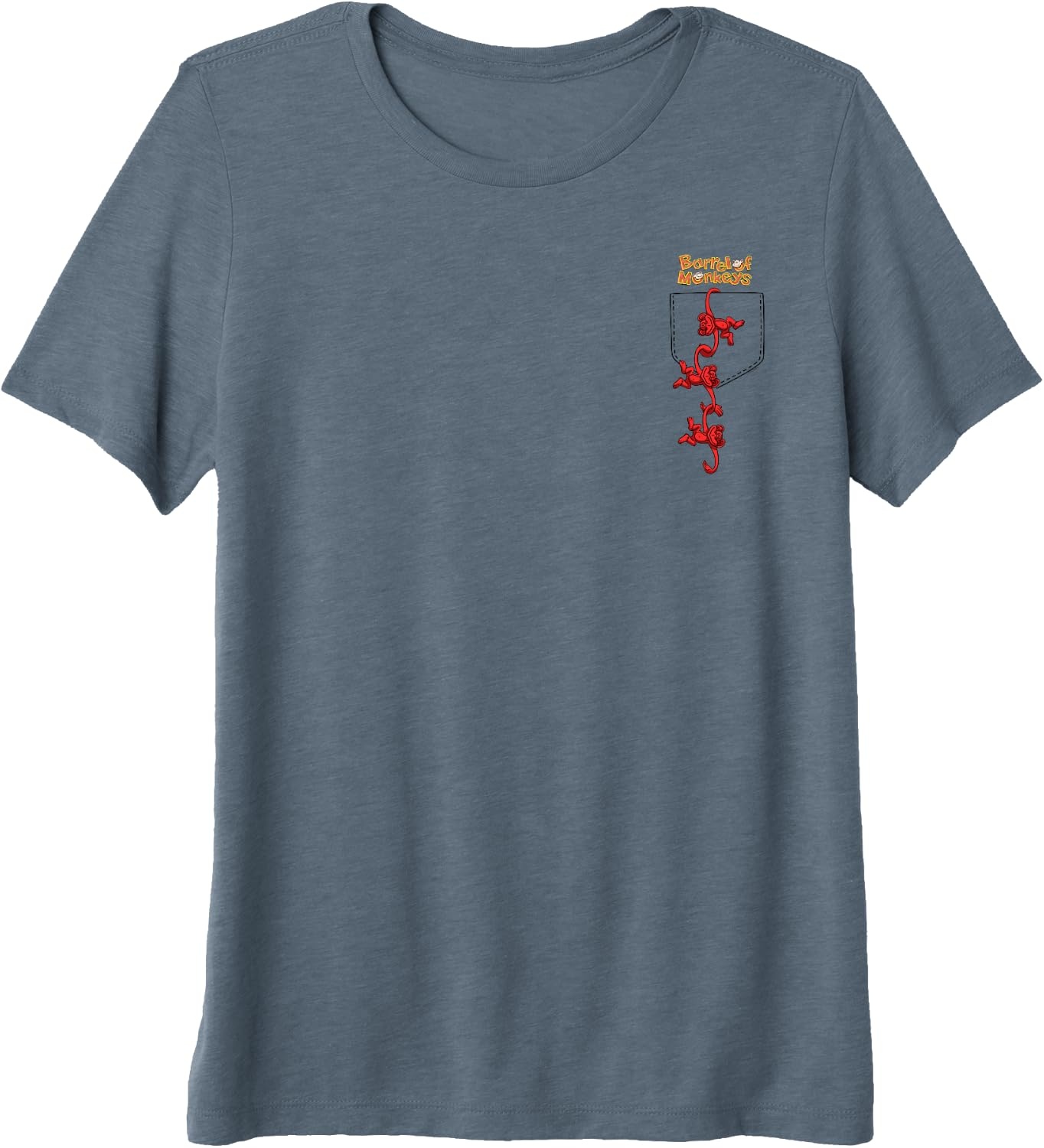 image:imageFaux Pocket Premium Triblend TShirtSlate Grey