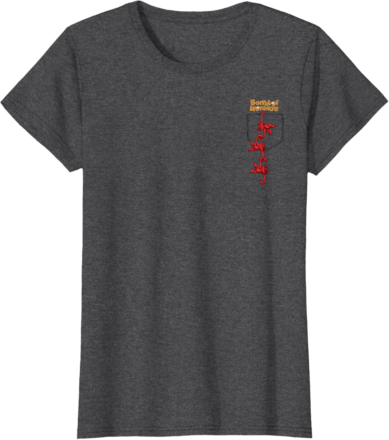 image:imageFaux Pocket TShirtDark Heather Grey