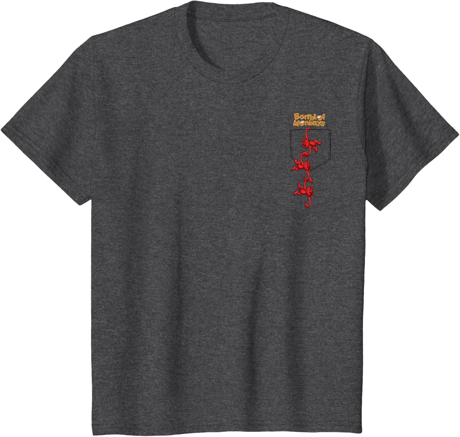 image:imageFaux Pocket TShirtDark Heather Grey