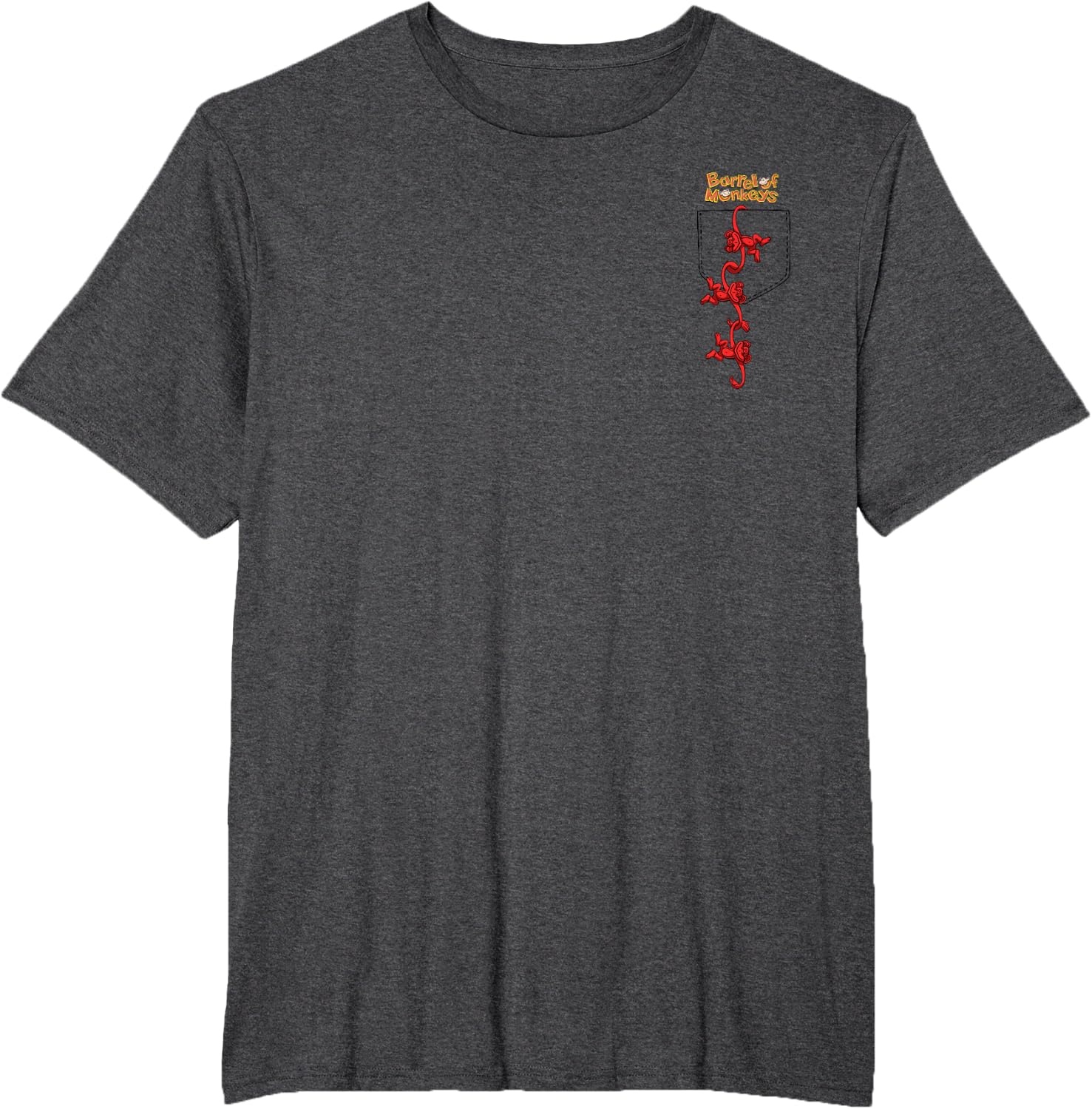 image:imageFaux Pocket TShirtDark Heather Grey