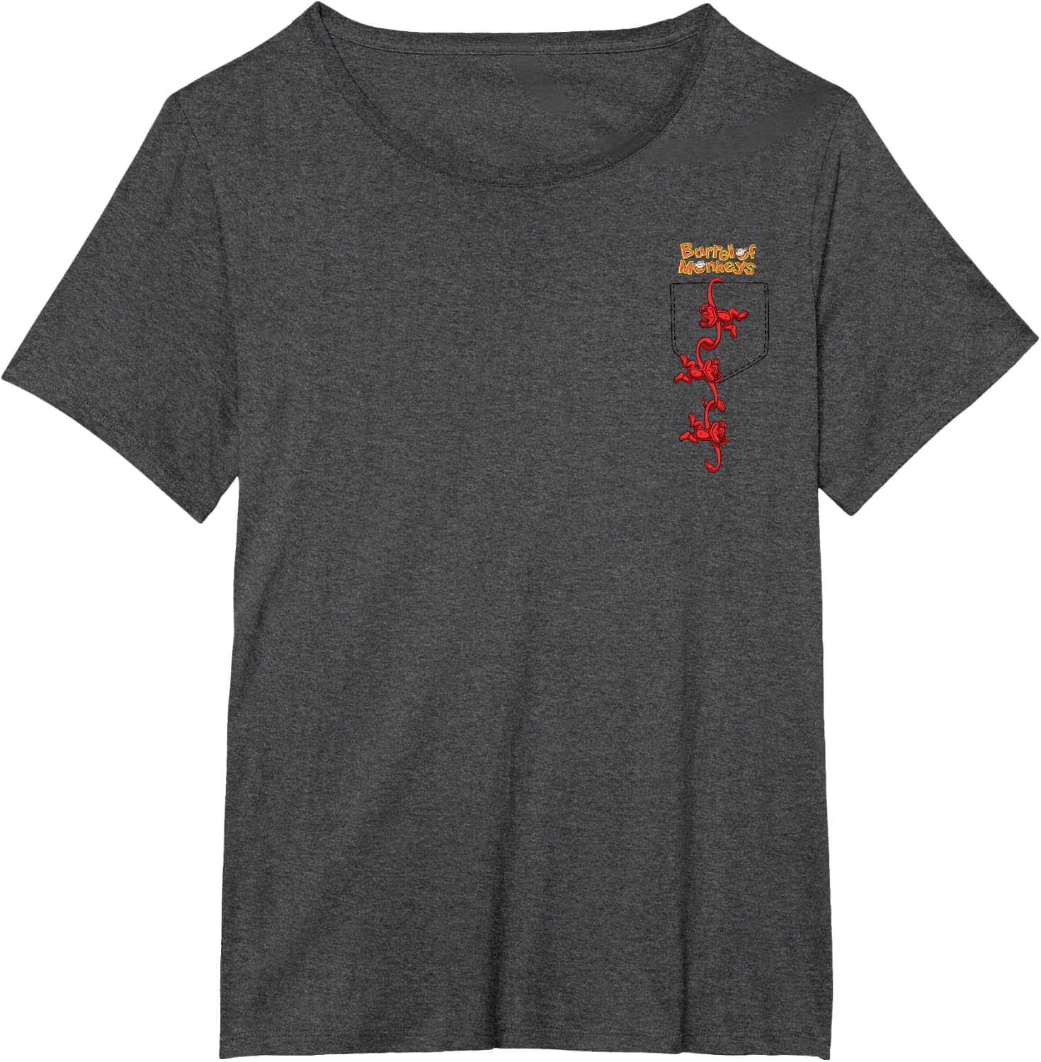 image:imageFaux Pocket TShirtDark Heather Grey