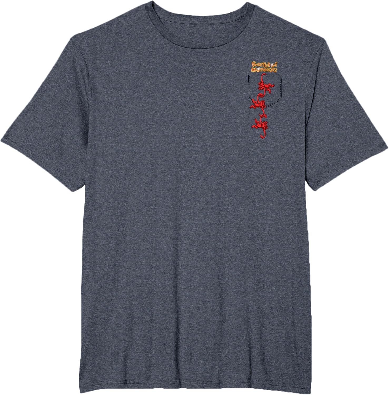 image:imageFaux Pocket TShirtHeather Blue