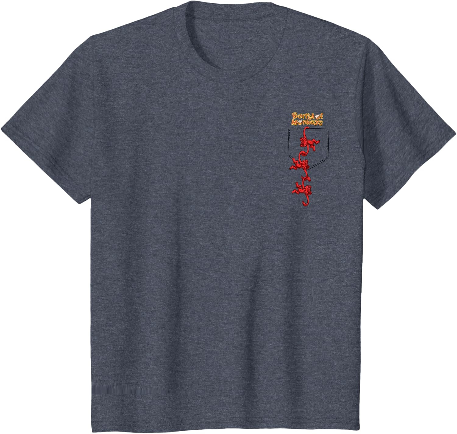 image:imageFaux Pocket TShirtHeather Blue
