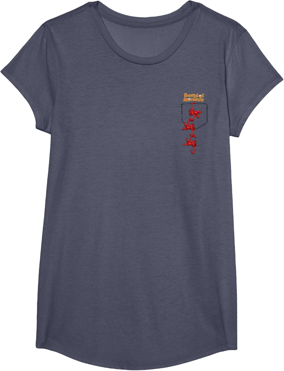 image:imageFaux Pocket TShirtHeather Blue