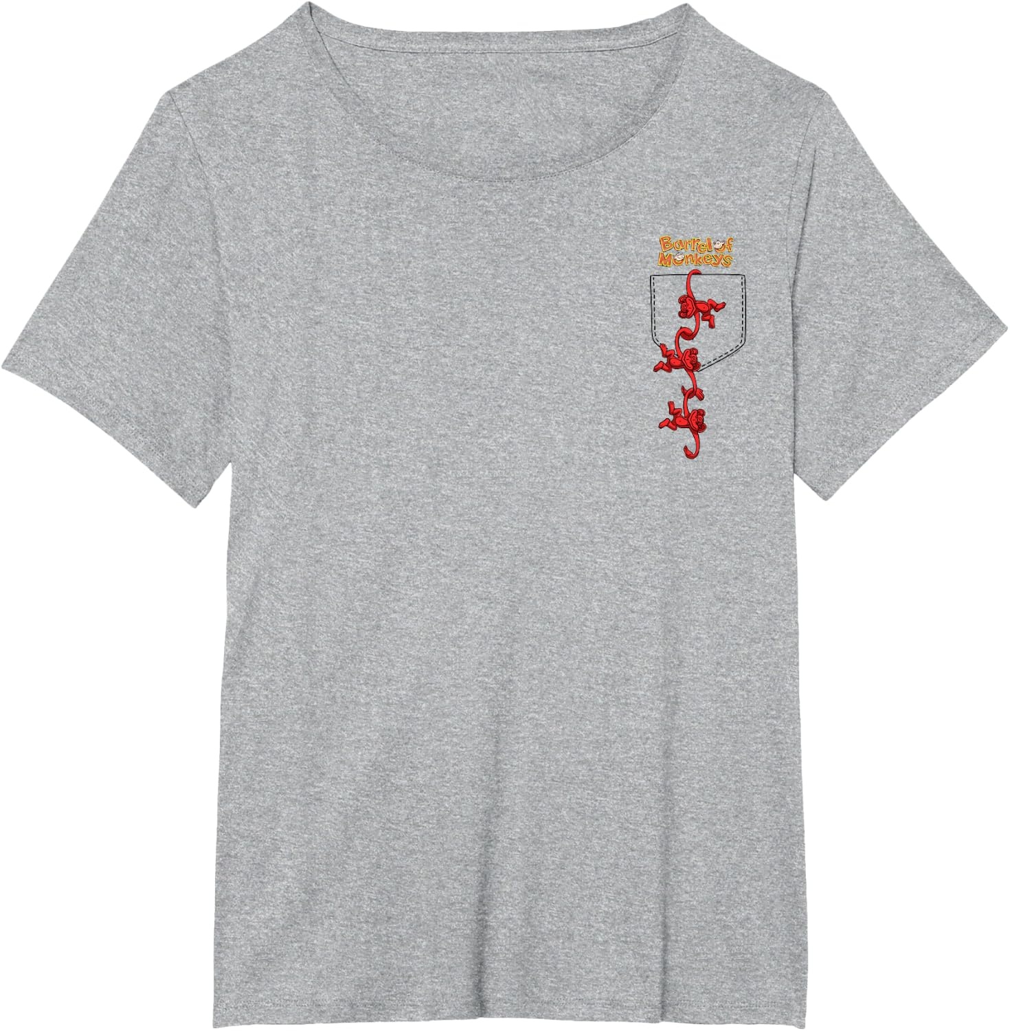 image:imageFaux Pocket TShirtHeather Grey