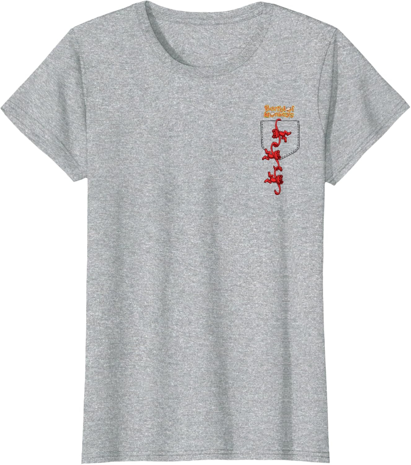 image:imageFaux Pocket TShirtHeather Grey