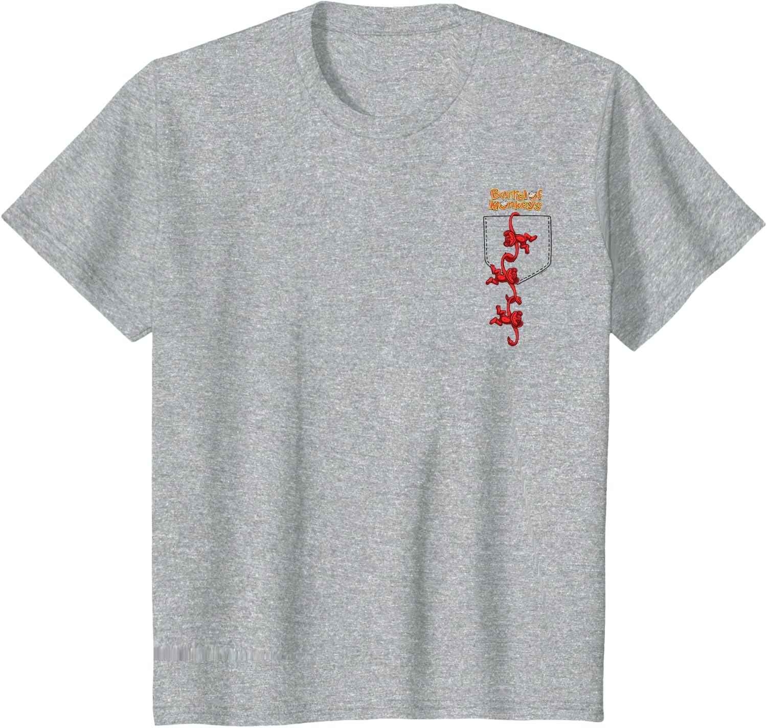 image:imageFaux Pocket TShirtHeather Grey