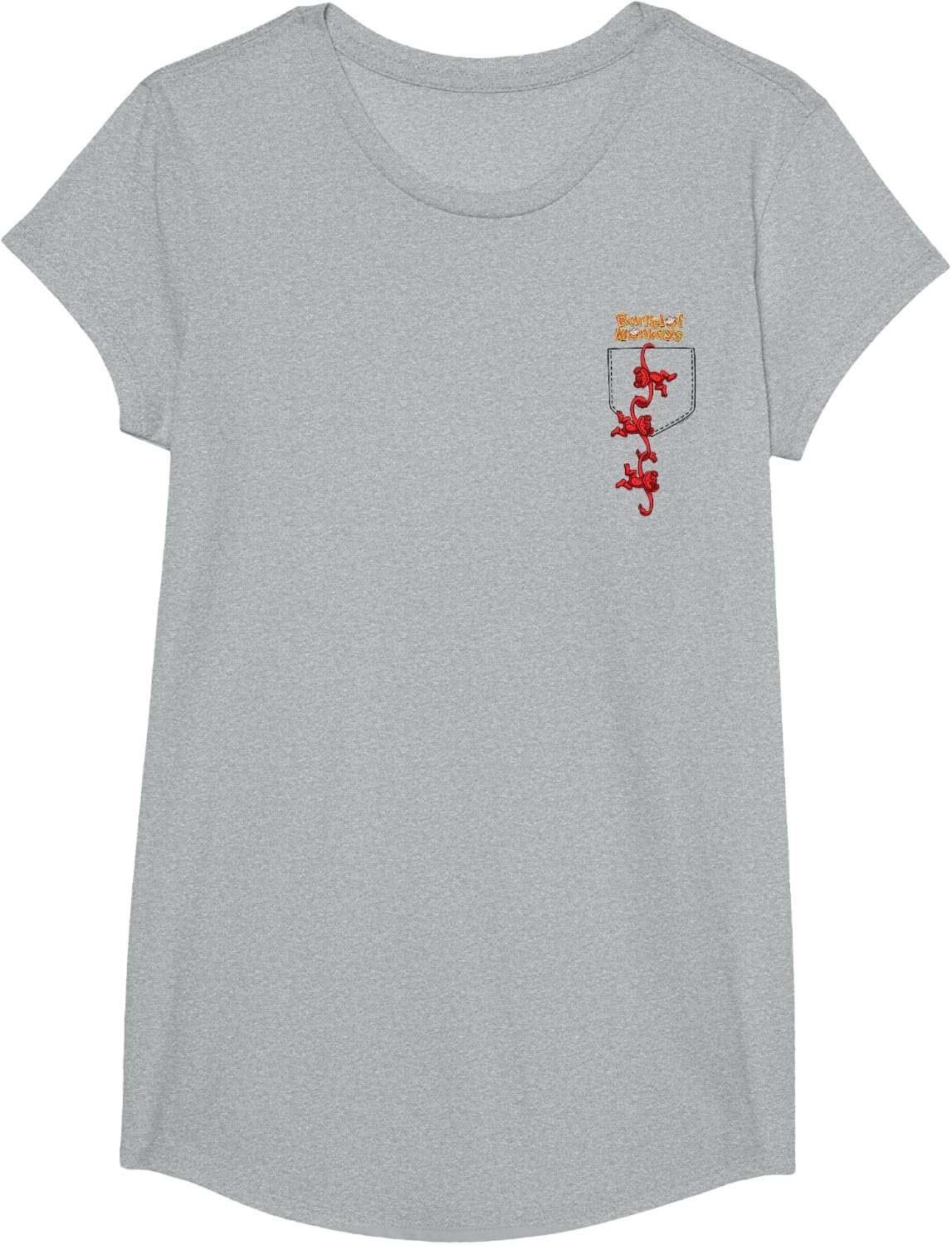 image:imageFaux Pocket TShirtHeather Grey