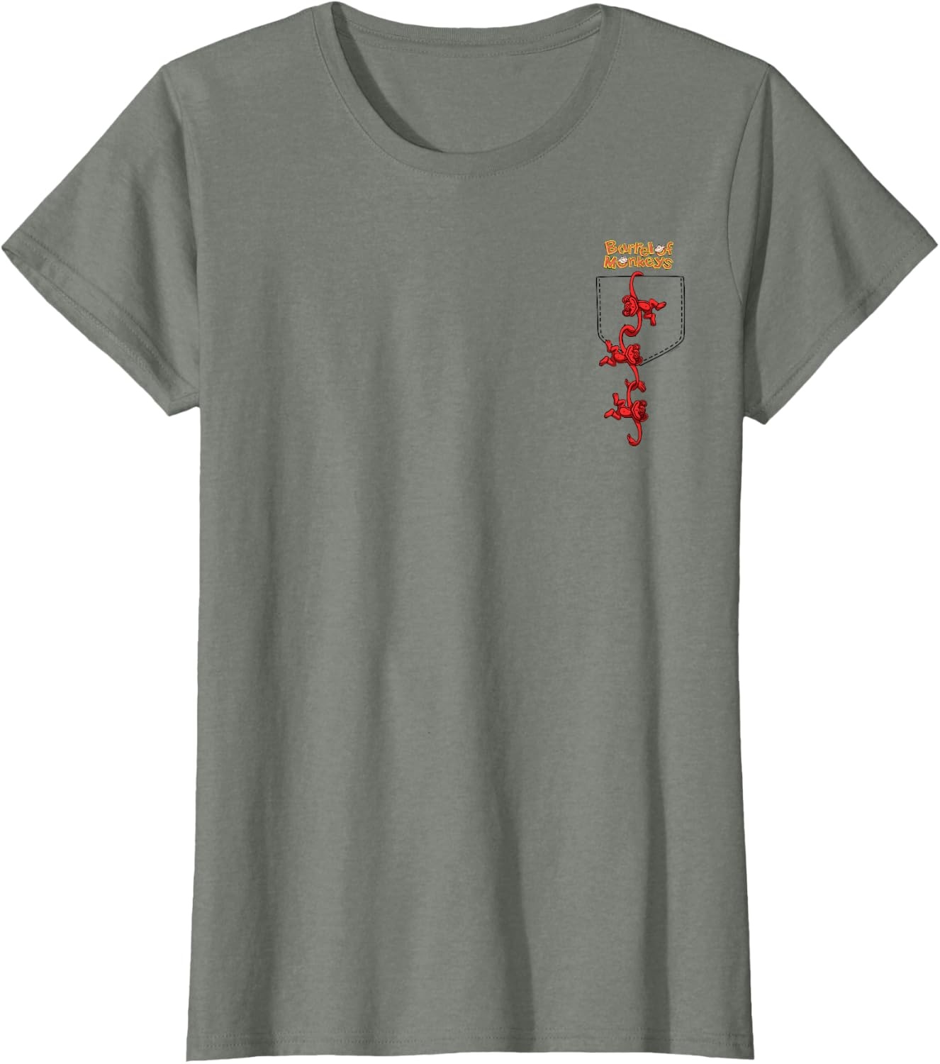 image:imageFaux Pocket TShirtOlive Heather