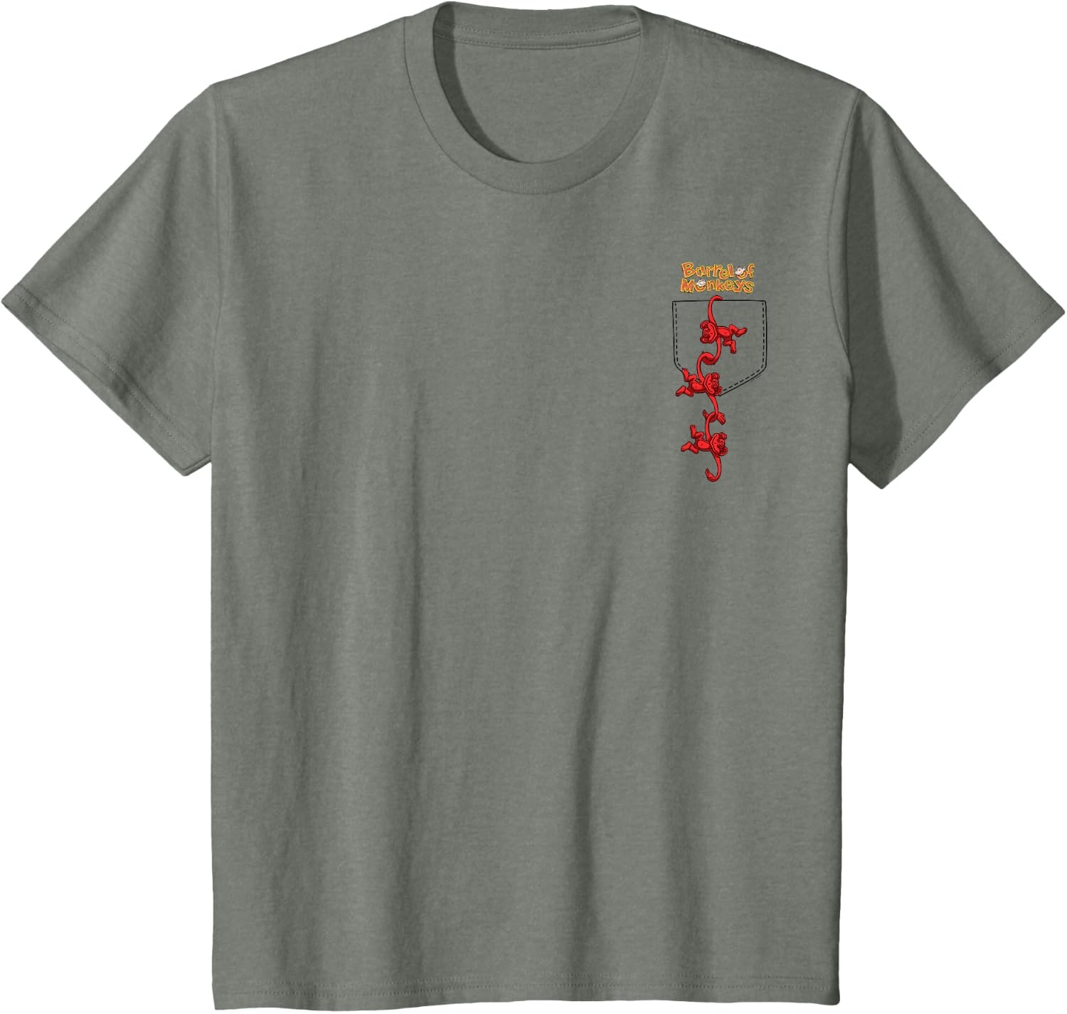 image:imageFaux Pocket TShirtOlive Heather