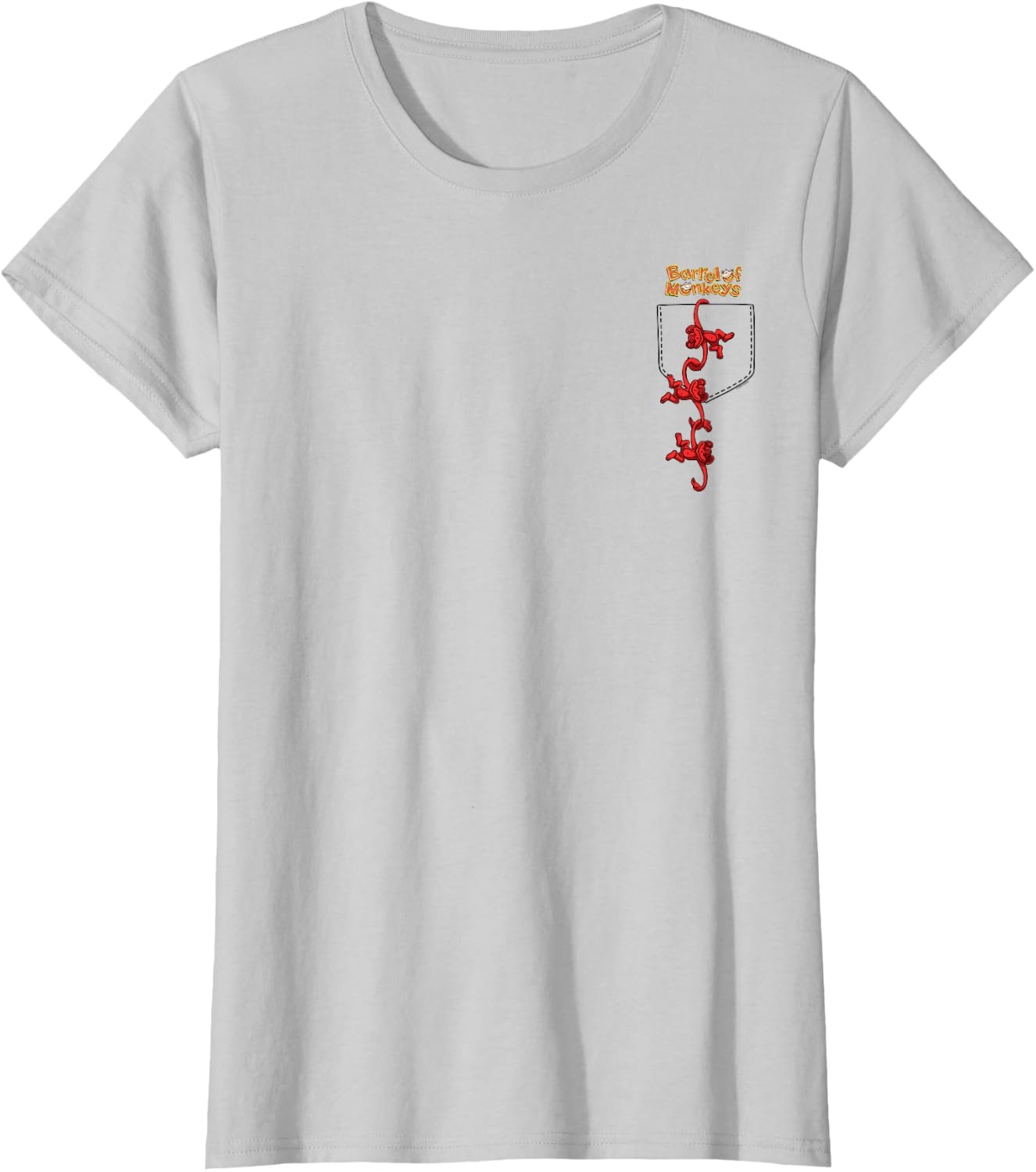 image:imageFaux Pocket TShirtSilver Grey