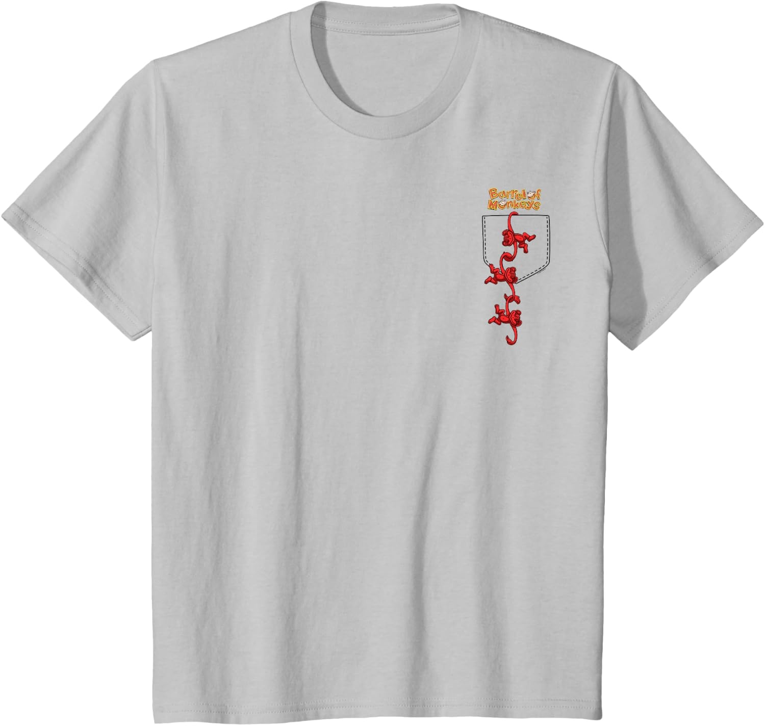 image:imageFaux Pocket TShirtSilver Grey