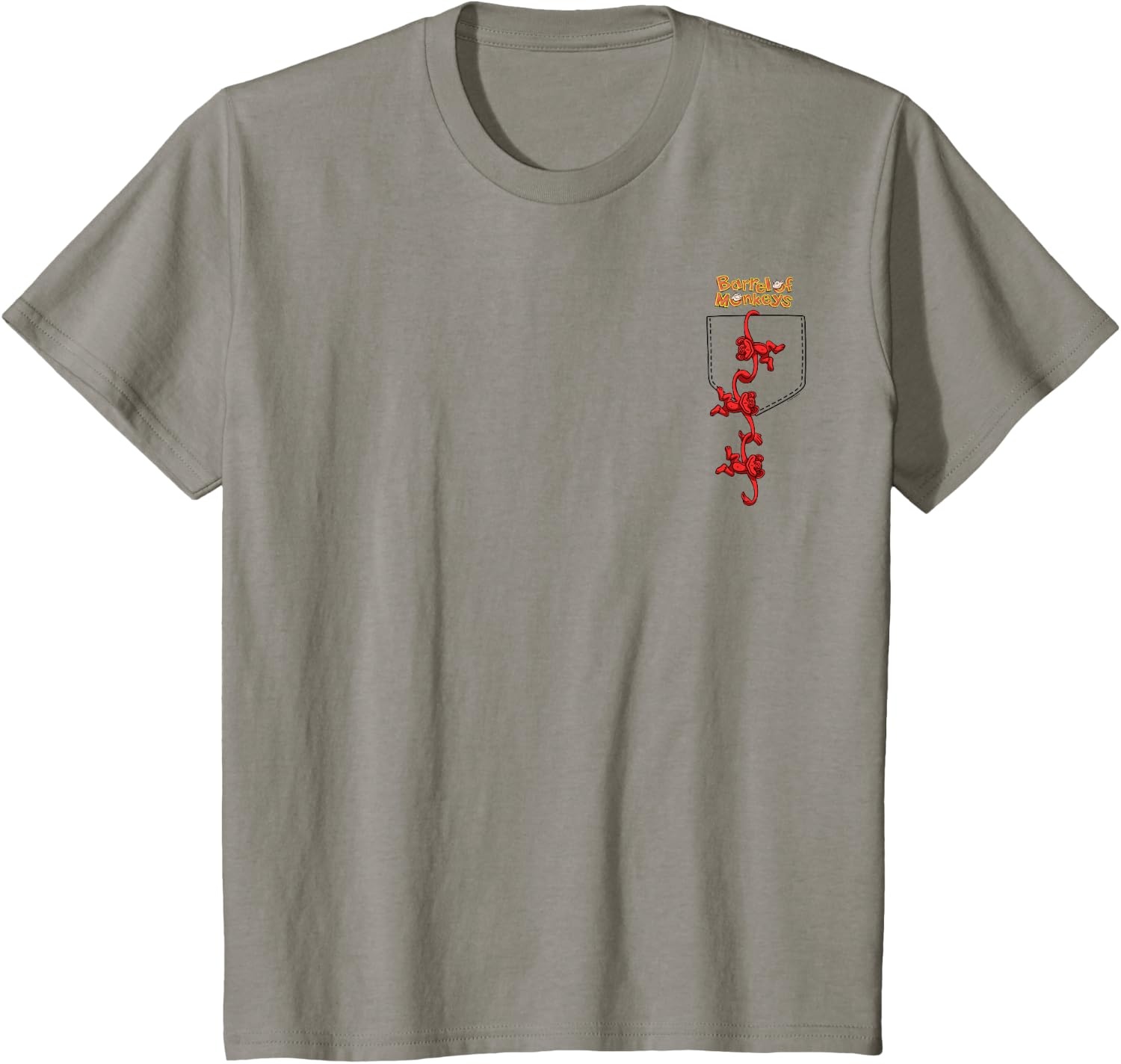 image:imageFaux Pocket TShirtSlate Grey